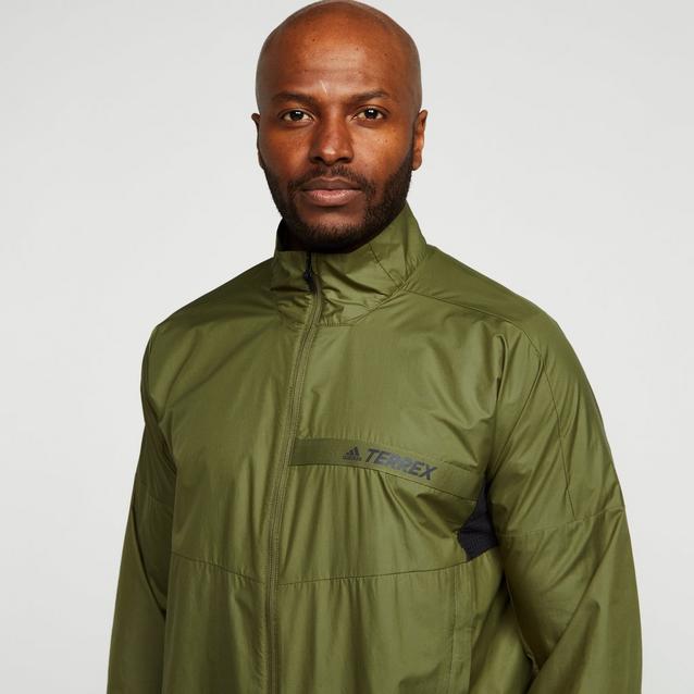 Green adidas jacket on sale mens