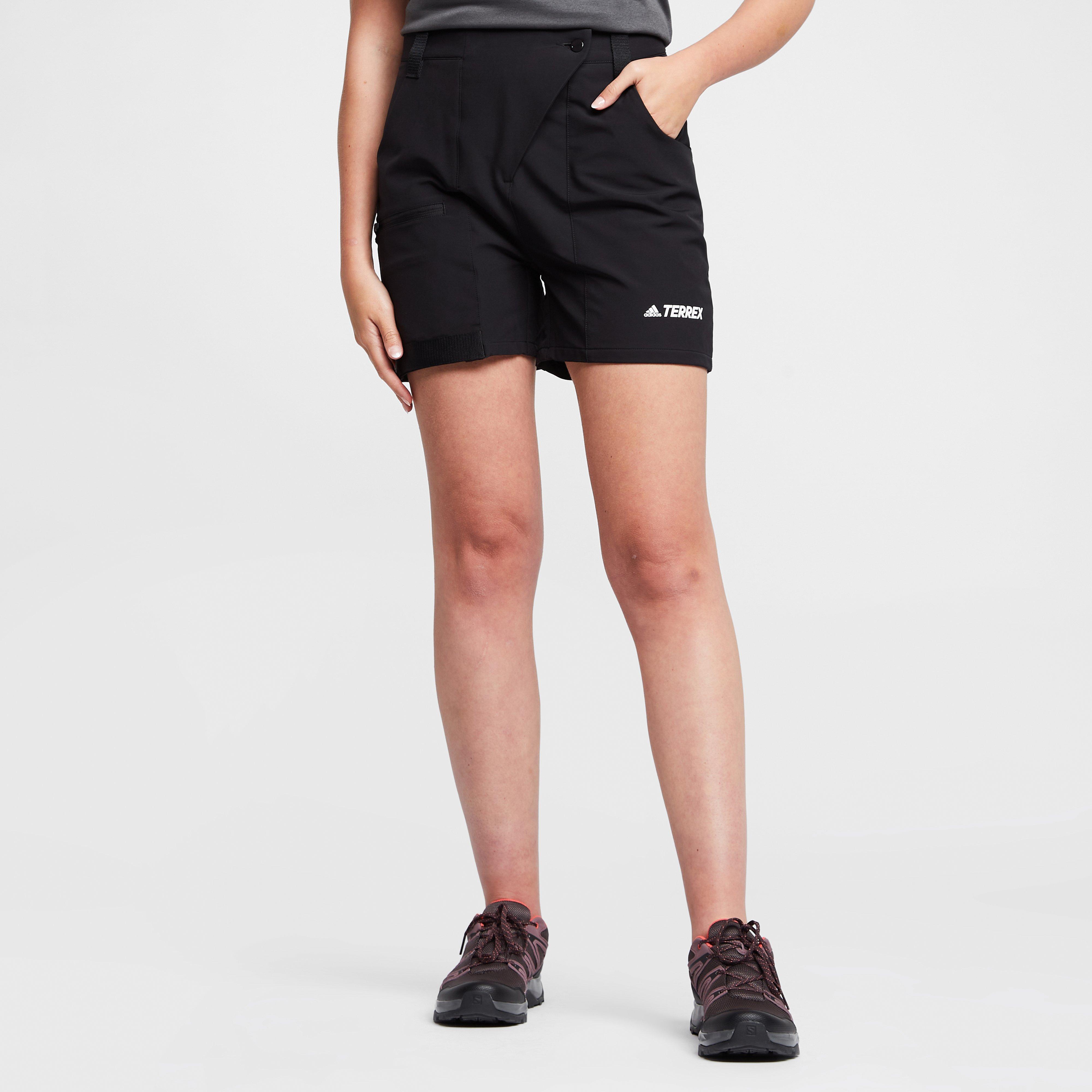 Image of Adidas Women's Terrex Zupahike Hiking Shorts - Black/Black, Black/Black