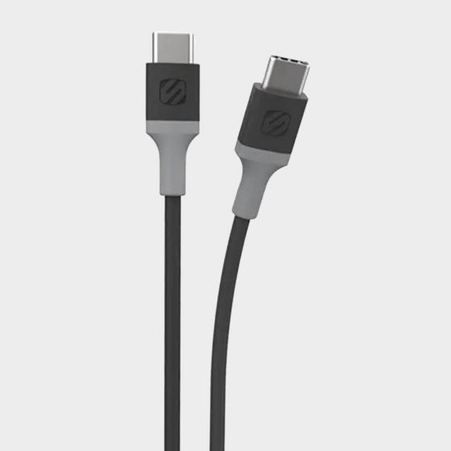 Grey Scosche StrikeLine™ USB-C to USB-C Charge & Sync Cable image 1