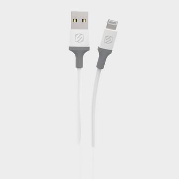 White Scosche StrikeLine 4ft USB Lightning Cable