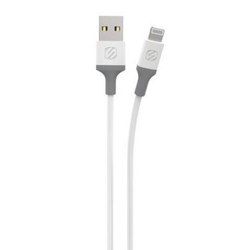 White Scosche StrikeLine 4ft USB Lightning Cable