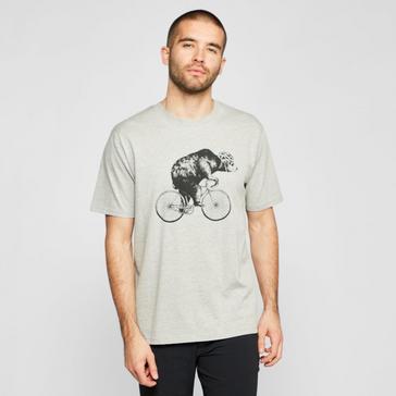 Grey North Ridge Men’s Bear on a Bike T-Shirt