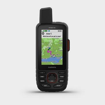 Black Garmin GPSMAP 66i TOPO 1:50 Handheld Device