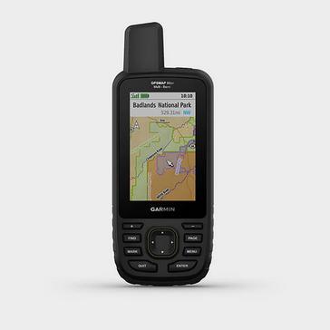 Black Garmin GPSMAP 66SR TOPO 1:25 Handheld Device