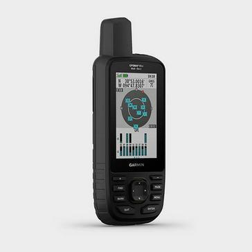 Black Garmin GPSMAP 66SR TOPO 1:25 Handheld Device