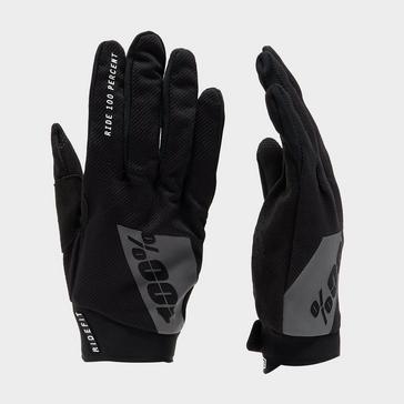 Black 100% Ridefit Gloves