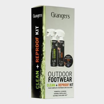 Black Grangers Outdoor Footwear Clean + Reproof Kit