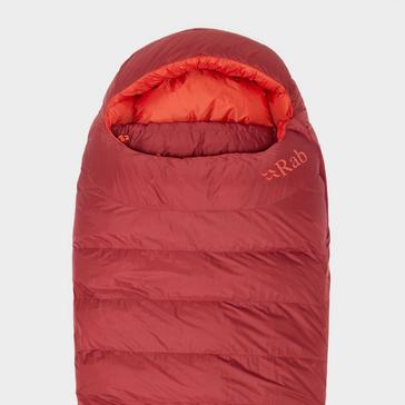 Red Rab Ascent 900 Hydrophobic Down Sleeping Bag (Left Zip)