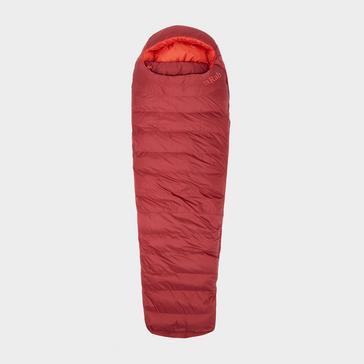 Red Rab Ascent 900 Hydrophobic Down Sleeping Bag (Left Zip)