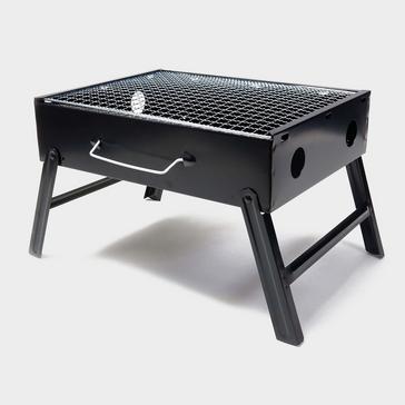 Black HI-GEAR Steel Portable BBQ