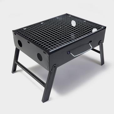 Black HI-GEAR Steel Portable BBQ