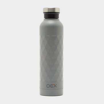 Grey OEX 500ml Double Wall Bottle
