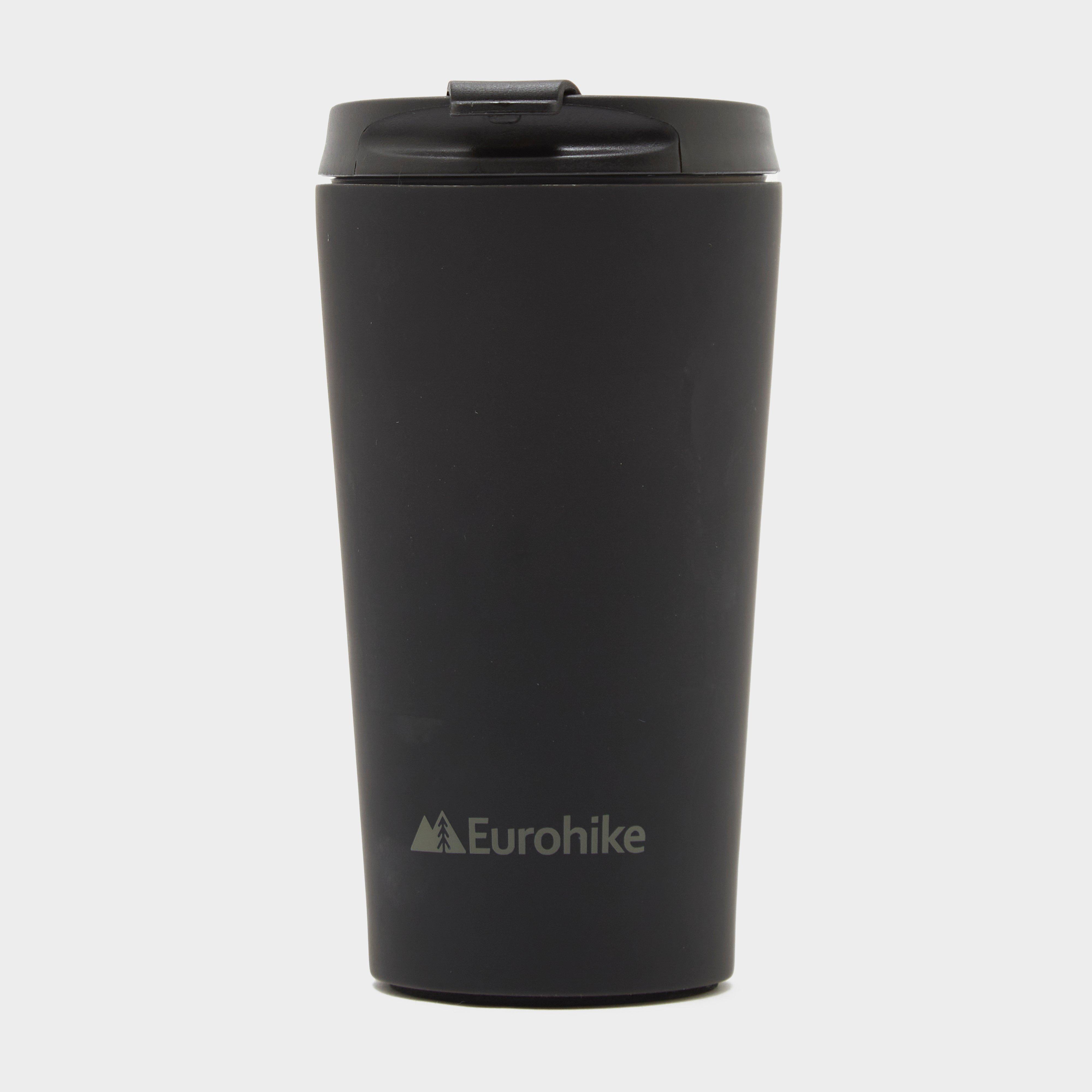 Image of Eurohike Travel Mug 370Ml - Black/Black, Black/Black