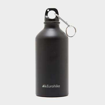 Black Eurohike Aqua 0.5L Aluminium Water Bottle
