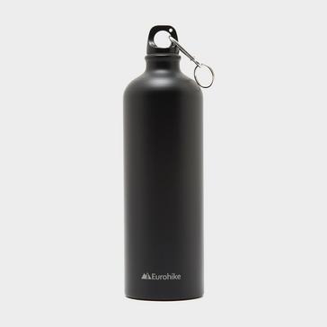 Black Eurohike Aqua 1L Aluminium Water Bottle
