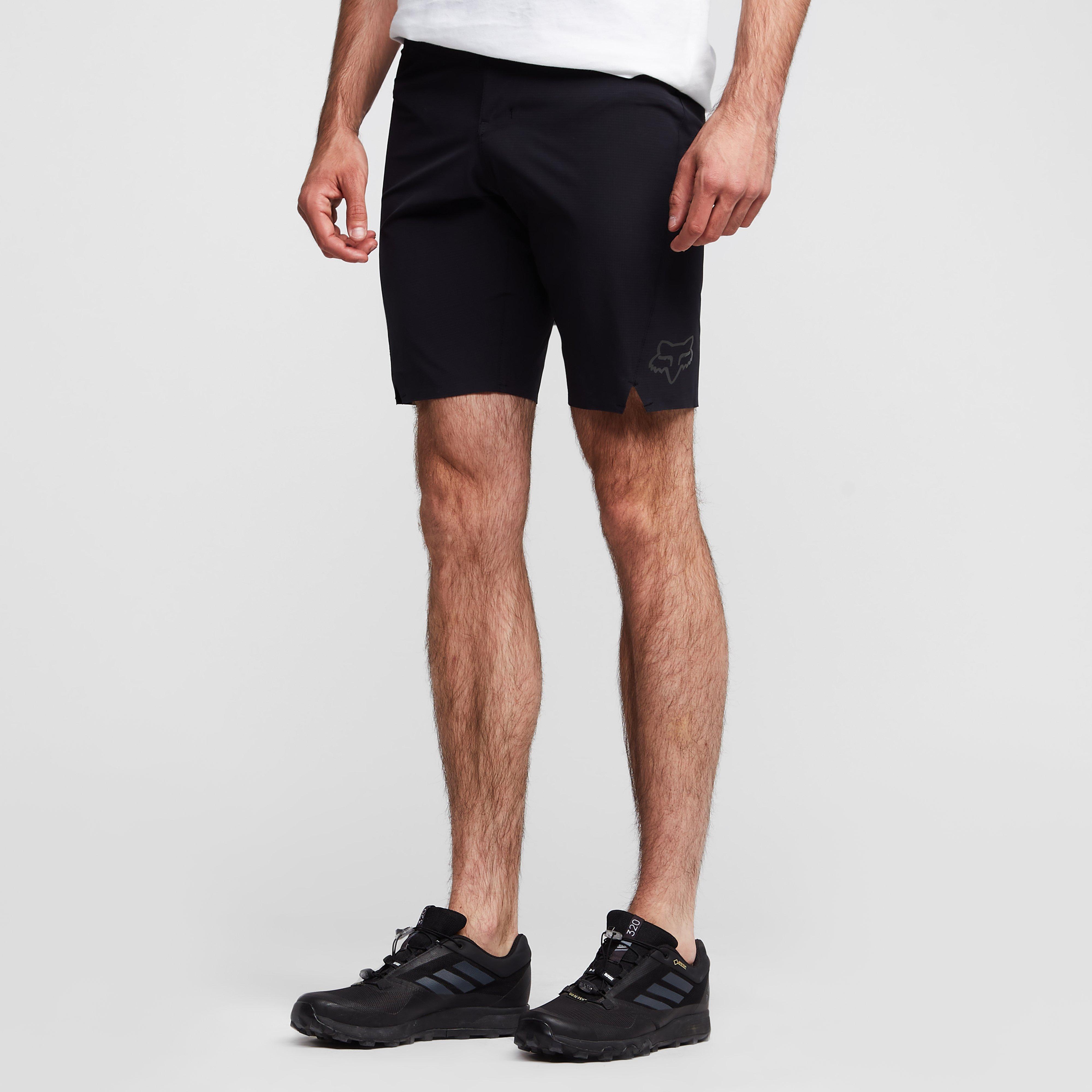 Image of Fox Men's Flexair Lite Shorts - Black/Black, BLACK/BLACK
