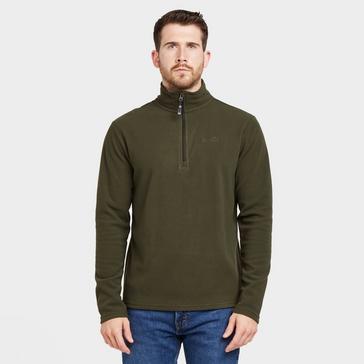 Khaki Peter Storm Mens Bracken Half Zip Fleece Khaki