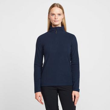 Navy Blue Peter Storm Womens Bracken Half Zip Fleece Navy