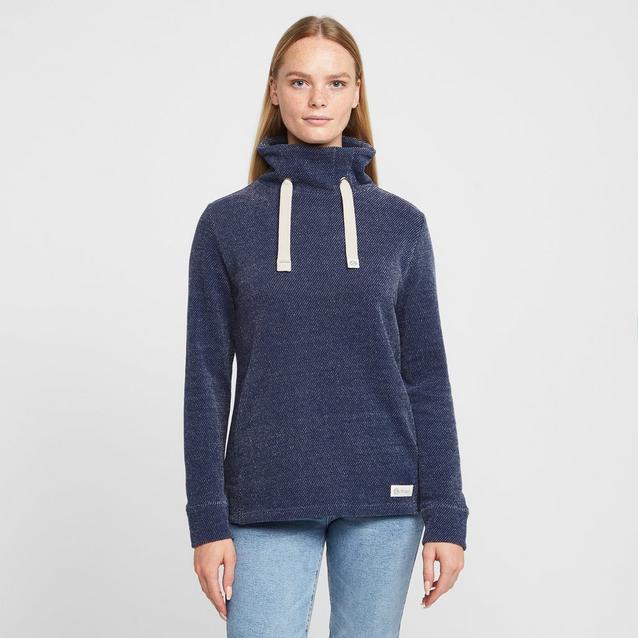 Joules nadia ribbed discount sweatshirt blue marl