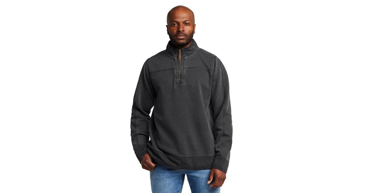 One Earth Men's Tankerton Pique Half Zip Pullover | Millets