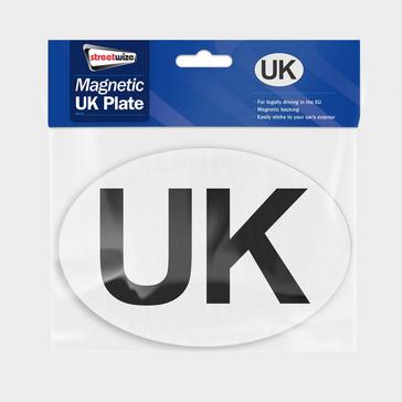 White STREETWIZE Magnetic UK Sticker