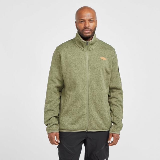 Men's fleece sweater full zip sale