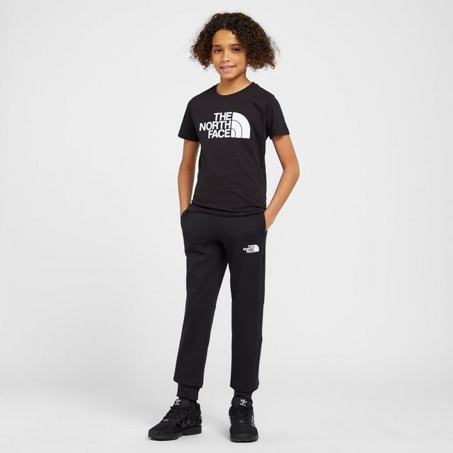 Boys black cheap north face joggers