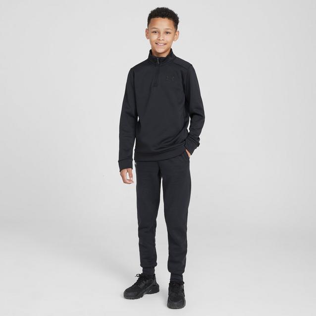 Black Under Armour 1/4 Zip Tracksuit Children - JD Sports Ireland