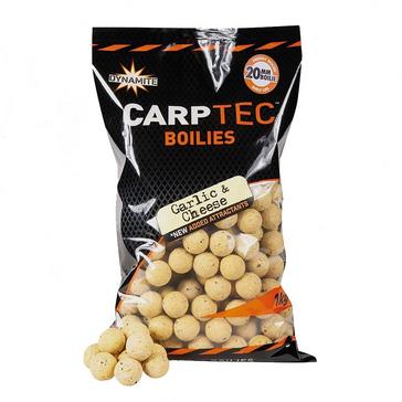 Yellow Dynamite Carp-Tec Boilies in Garlic and Cheese (15mm)