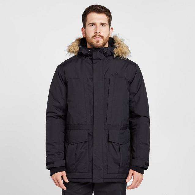 Long black parka clearance mens