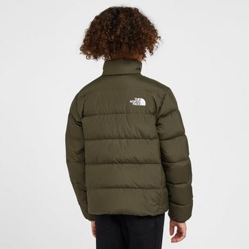 Green The North Face Kids’ Reversible Down Jacket
