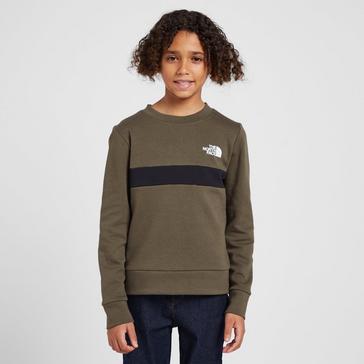 Khaki The North Face Kids’ Slacker Crew Neck Sweater