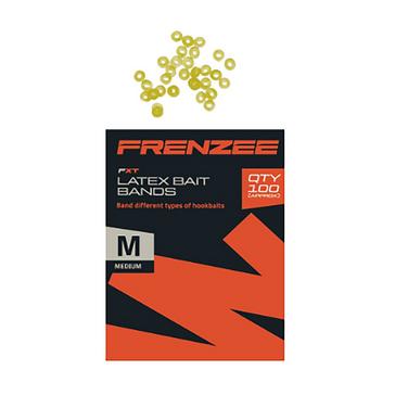 Yellow Frenzee FXT Latex Bait Bands Medium