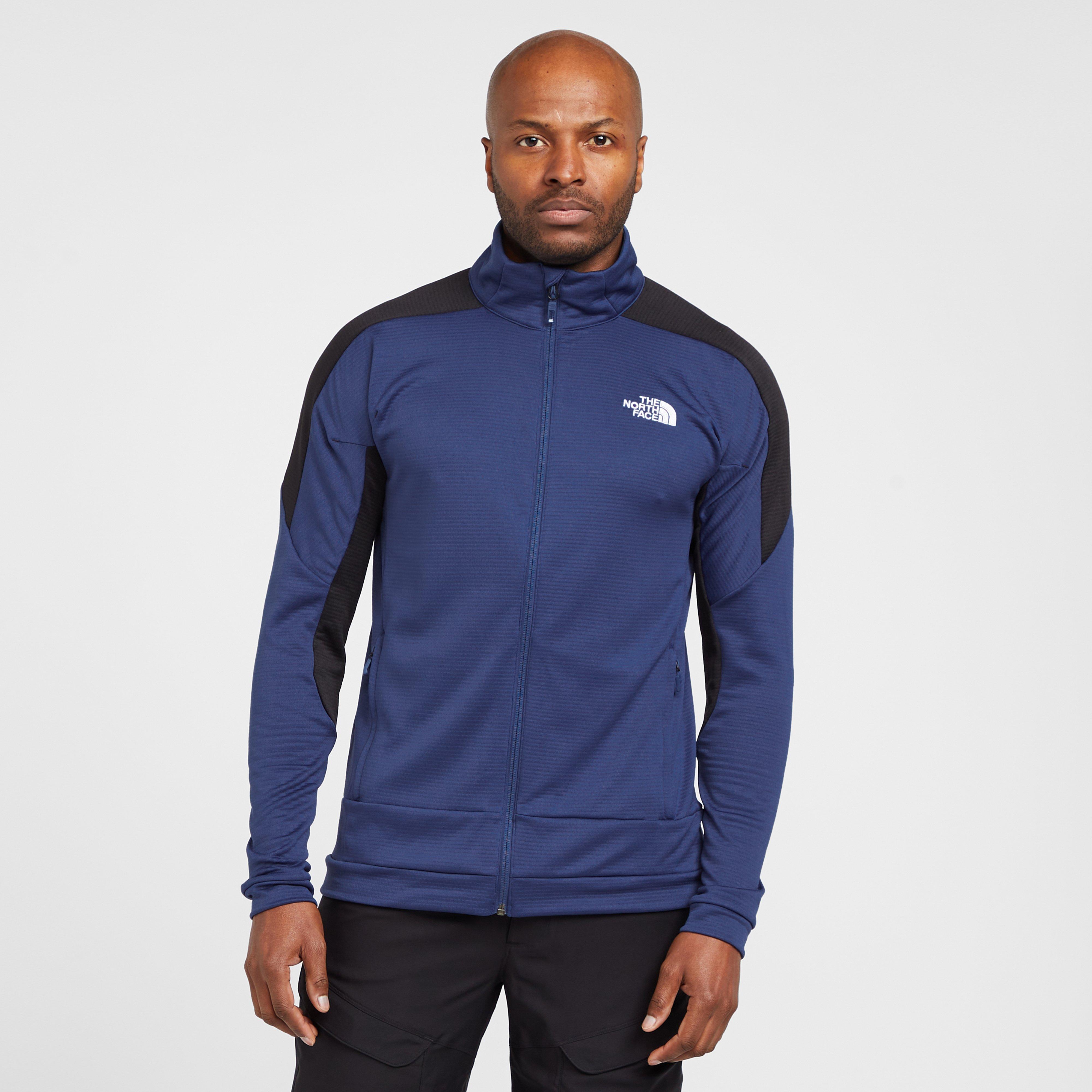 mens navy north face fleece