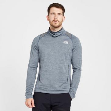 GREY The North Face Men’s Athletic Outdoor Crew Neck Long Sleeved Tee