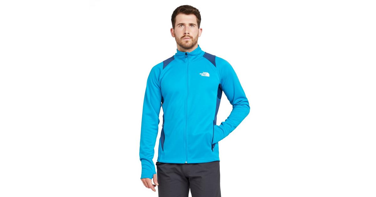 The North Face Men's Athletic Outdoor FullZip Midlayer Jacket Blacks
