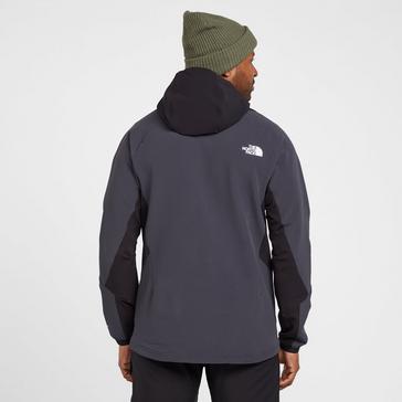 Black The North Face Men's Athletic Outdoor Softshell Hoodie