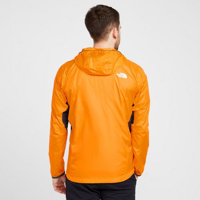 North face orange deals windbreaker