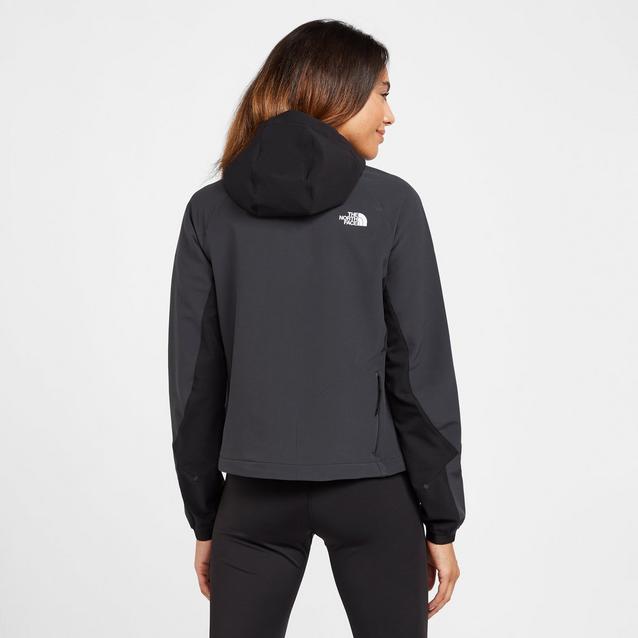 North face black hot sale softshell jacket