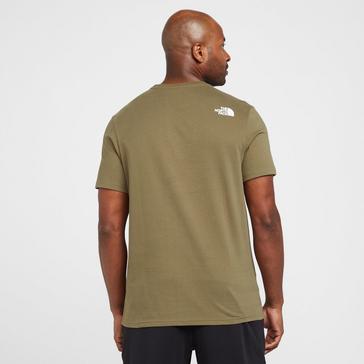 Green The North Face Men's Half Dome T-Shirt