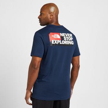 Navy Blue The North Face Men's Never Stop Exploring Tee