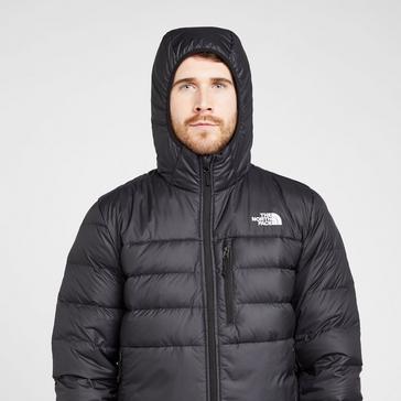 Black The North Face Men’s Aconcagua Hooded Down Jacket