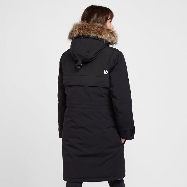 Womens clearance black parka