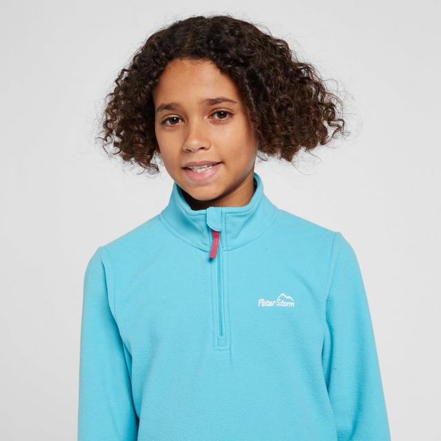 Peter Storm Kids Bracken Half Zip Fleece Blacks