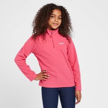 Pink Peter Storm Kids’ Bracken Half Zip Fleece