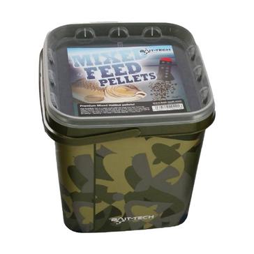 Brown Bait-Tech Mixed Feed Pellets Bucket