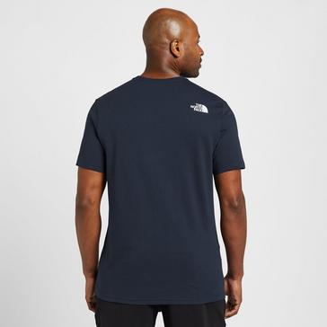 Navy Blue The North Face Men's Simple Dome T-Shirt