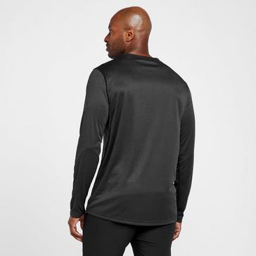 Black OEX Men’s Zephyr Long Sleeve Baselayer Top