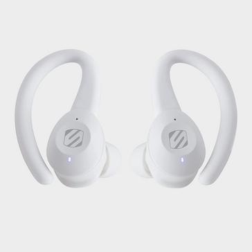 White Scosche ThudBuds True Wireless EarBuds