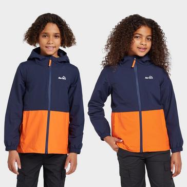 Navy Peter Storm Kids’ Colour Block Waterproof Jacket
